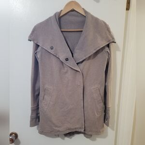 Lululemon Heavyweight Wrap Jacket Asymmetrical Snap Front M